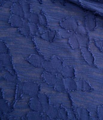 MLH JACQ SLUB CUT INDY BLUE