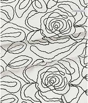 VOIL CORD BICOLOR 1 PRETO/OFF WHITE