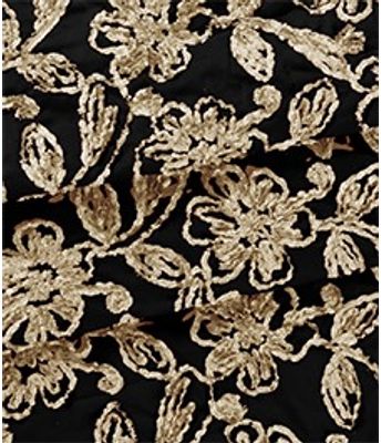 VOIL BORD CHENILLE 1 PRETO