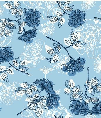 SWEET HOME 240 PRT ABR FLR 98-1 AZUL