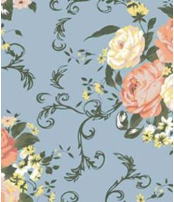 SWEET HOME 240 PRT ABR FLR 136-1 AZUL