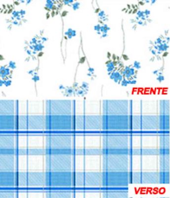 HOME DOUBLE COMM PRT FLR 17-1 TURQUESA