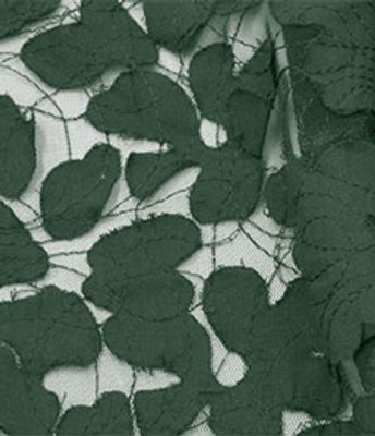 TULE BORD FIORI 2 VERDE LEAF