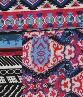 CREPE SP FLDT PRT PTC 6-1 AZUL MATISSE