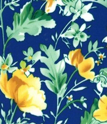 CREPE SP FLDT PRT FLR 3-1 AZUL MATISSE