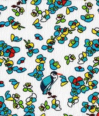 CREPE CRISP COMM PRT FGR 9-1 OFF WHITE