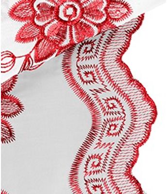 VOIL DECOR LILLE 2 VERMELHO UNI