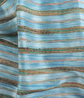 SILK POEME AZUL PAVAO