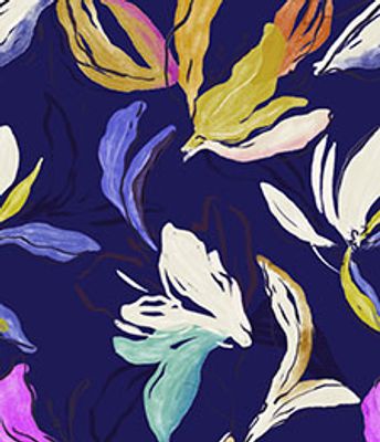 VISC LEBLON DGT PRT FLH 2-2 AZUL MATISSE