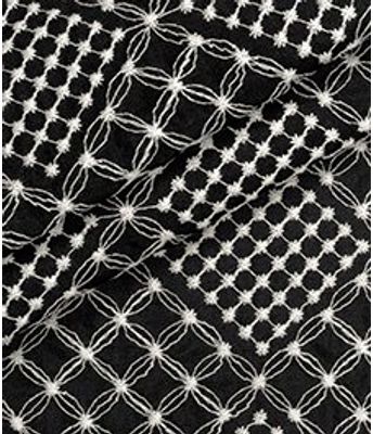 BORD GEOMETRIQUE PRETO