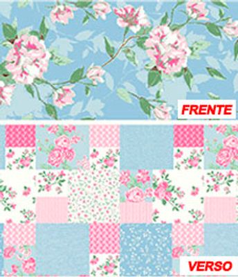 HOME DOUBLE PRT FCH FLR 2-1 AZUL