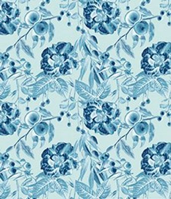 OXF BAS PRT FLR 61-2 AZUL