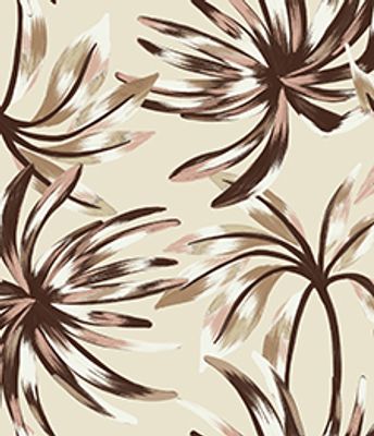 RAYON LYOCEL ALICE PRT FLH 5-2 CHOCO