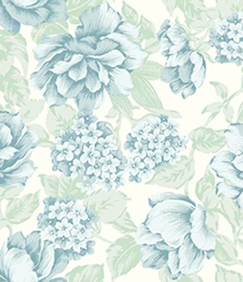 SUMMER PERCAL 250 PRT FLR 8-1 LIGHT BLUE
